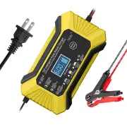 12V Car Battery Charger Full Automatic Stop Nine-Stage Intelligent Pulse Repair Lead-Acid Battery Charger