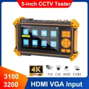5 Inch 4K Mini Monitor HD Coaxial 8MP AHD VGA HDMI SDI Camera CCTV Tester