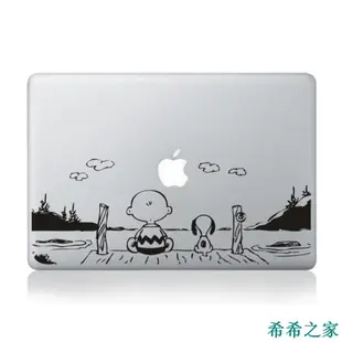 希希之家下殺 Snoopy筆電貼膜 macbook Pro Air13局部貼紙 Mac貼紙