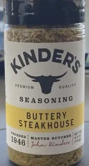 2 Kinder’s Buttery Garlic & Herb Dry Rub Seasoning Spices 6.2 Oz Each