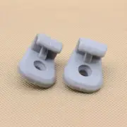 2Pcs Gray Sun Visor Clip Holdor Hook MR653862 For Mitsubishi Pajero Sport Triton