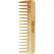Small Ash Wood Comb with Wide Teeth - Tek in Black, Green, Light Blue, Lime, Natural, Pink, Red, White