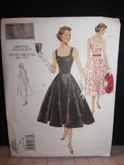 Vintage Vogue 1952 Dress Sewing Pattern Size 18-22 Vogue Uncut FF