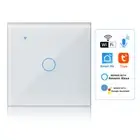 1/2/3 Gang Smart WiFi Light Switch Home Touch Wall Panel For Alexa Google APP