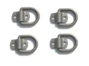 Pit Posse ½ Inch D Ring Tie-Down 4-Pack Heavy Duty Strap Anchor Truck Trailer