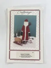 Craftways Kinfolk Doll Santa Costume Pattern Fits 16" Doll