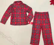 Matching Family Kids Girl Boy Plaid Pajama Set Christmas Holiday pj's 2T 3T, 6-7