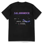 DAMNGOOD得靡古潮流男T-沙羅曼蛇SALAMANDER(紫字)/T-SHIRT/設計款純棉男T恤/休閒男T/獨賣款