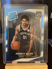 Jarrett Allen RC 2017-18 Donruss Optic RATED Rookie Card # 179 Brooklyn Nets