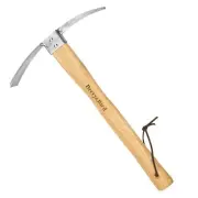 Gardening Pick Axes, Stainless Steel Pickaxe Mattock Hoe with Wooden Handle, ...