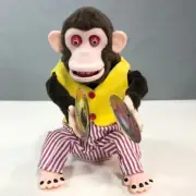 YAMANI Musical Jolly Chimp Monkey Doll Naughtiness Cymbal Toy Story No Box NEW
