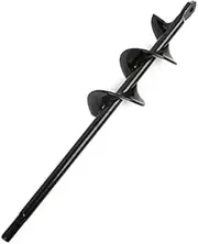 TF 7 Sizes Post Hole Diggers for Garden Planter, Bulb Auger Drill Bit, Earth Auger Spiral Steel Drill Bit, Garden Planter Tool, Ground Drill With Non-Slip Hex Drive, Garden Digger Attachments