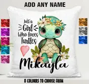 Turtle Cushion Cover Sequin Throw Pillow Flip Sequins Personalised