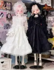New Lace Puff Dress clothes Clothing For 1/6 1/4 BJD Doll 2