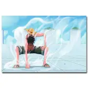 75343 One Piece Strong World Anime Monkey D Luffy Wall Print Poster US