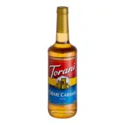 Torani Creme Caramel Flavoring Syrup 750 mL Glass Bottle 880361729