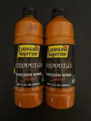 Louisiana Supreme BUFFALO Chicken Wing Sauce-Certified Cajun- {LOT OF 2 BOTTLES}