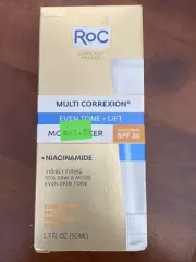 RoC Multi Correxion Even Tone + Lift Moisturizer SPF 30 1.7 fl. oz. Exp: 11/2025