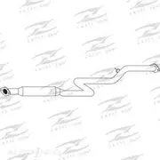 Redback Mufflers Bolt-On to suit 626 Gw 2.0 S/Wgn CM - M5306