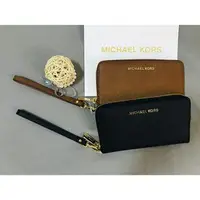 在飛比找旋轉拍賣優惠-MICHAEL KORS MK 女款 真皮防刮 拉鍊式 手機