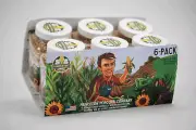 Six Pack of 1lb Butterfly Shaped Unpopped Popcorn Kernels