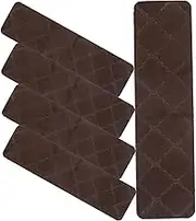 5pcs Non-Slip Carpet Inside Pads Indoor Carpet for Stairs Tread Adhesive Rug Rugs Runner Covers Washable Stair Mats Riser Black Self Treads Grip Polyester (Polyester)