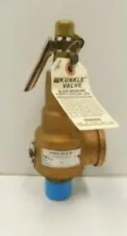 1 1/2" Male x 1 1/2" Female, ASME Low Pressure Steam Safety Valve, Set 15 PSIG
