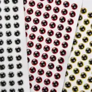 Crafting Essential Pack of 500 Fishing Lure Eye Stickers in Various Sizes