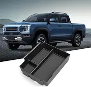 Centre Console Armrest Organizer Tray for 2024 2025 B-YD Pickup Shark 6, Console Armrest Storage Box Compatible withBYD Pickup Shark 6 Accessories Center Console Storage Tray
