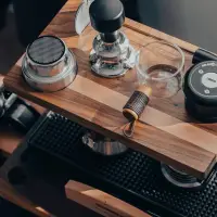 在飛比找蝦皮購物優惠-9Barista Espresso Machine 黑胡桃木