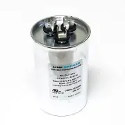 Supco Capacitor Round Dual Run 60 + 10 uf mfd 370/440 Volts for HVAC Motors
