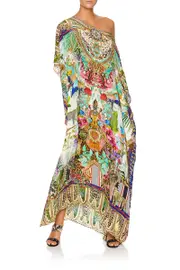 ROUND NECK KAFTAN CHAMPAGNE COAST