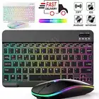 Backlit Keyboard Mouse For Samsung Galaxy Tab S10+ S9 FE/S9 S8 S6 Lite A9+ A8 A7