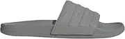 [adidas] Unisex Adilette Comfort Slides Sandal, Solid Grey/Solid Grey/Solid Grey, 18 US Men