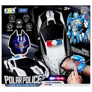 Transformer Polar Police Car R/C With Telecontrol Watch, Scale 1:18