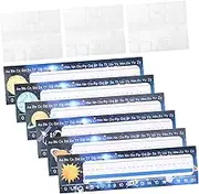 SEWACC 1 Set Back to School Classroom Nameplates Blank Paper Desk Name Tags for Students Easy to Use Labels for Students for Classroom Decoration and Learning Tools
