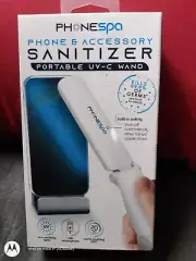 PhoneSpa Convenient, Portable, and Foldable UV-C Light Sanitizer NIB