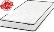 Single Mattress 15cm - Firm Foam Topper w/ Innerspring, Boxed, 5Yr Warranty