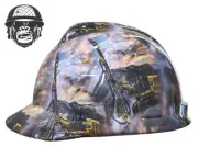 Custom Hydrographic Safety Hard Hat Mining Industrial - DRILL CAP