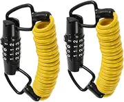 NULYLU Bicycle Lock Helmet Lock Bike Lock Combination Scooter Accessories Bike Lock Cable