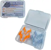 Nasal Dilators for Snoring - Anti Snore Nasal Dilator for Breathing - Upgraded Harder Version - Nose Breathing Aids - Nose Dilator for Sleep, Exercise - 4-Pack, 2 Small & 2 Medium - by Mobi Lock