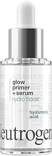 [Neutrogena] Hydro Boost Glow Booster Primer & Serum, Hydrating & Moisturizing Face Serum-to-Primer Hybrid, Infused with Purified Hyaluronic Acid & Designed to Instantly Hydrate, 1.0 fl. oz