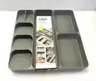 Joseph Joseph DrawerStore Cutlery, utensil & Gadget Organizer -Kitchen Gray85127