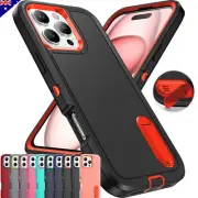For iPhone 16 15 14 13 12 11 Pro Max 8/7 Plus Case Shockproof Tough Stand Cover
