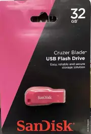 SEALED SanDisk Cruzer Blade 32GB USB 2.0 Flash Drive
