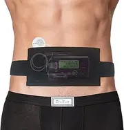 Insulin Pump Belt with Mesh Pouch for Easy Viewing/Operation Diabetic T1D Medical Holder Adjustable Waist Band Accessories Lightweight for Tubing Epipen Men Women Adult Black