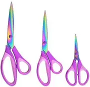 Premium Tailor Scissors Titanium Soft Grip Sewing Scissors Set for Fabric