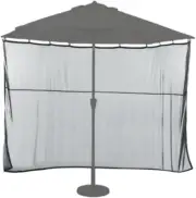 Water-Resistant 68 Inch Universal Patio Umbrella Shade Screen, Patio Furniture C