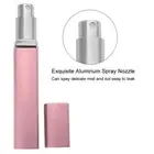 Refillable Perfume Atomizer Bottle Empty Pump Lotion Spray Bottle 12ml Pink