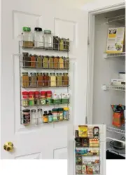 5-Tier 40-Jar Hanging Spice Rack/Wall-Door Mount/Pantry Door Spice Rack/Large Sp